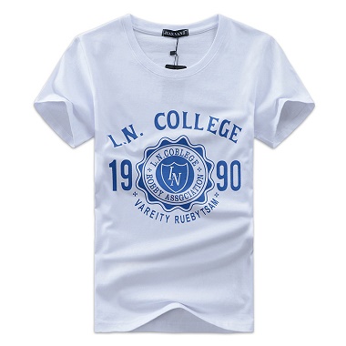 Customized 100% Cotton Plus Size Round Neck Mens t-Shirt 18