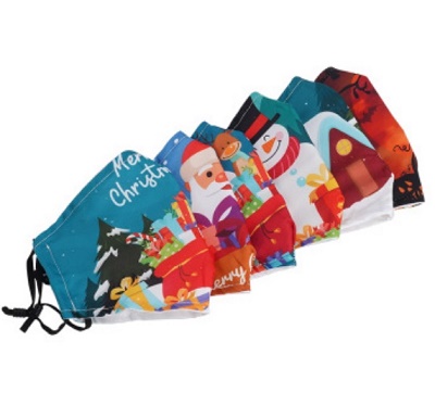Full Printed Cotton Face Mask 189