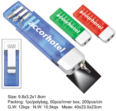 Tool Set(portable) with Flashlight 053