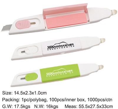 Staple Mover/Knife/Memo Pad 298