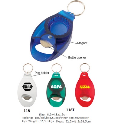 Bottle Opener with Magnet & Pen Holder 118