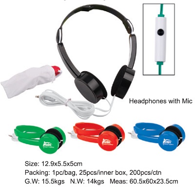 Headphone with Mic 818
