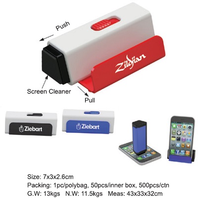 Mobile Phone Stand with Screen Cleaner 574