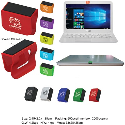 Webcam Cover with Screen Cleaner 1128