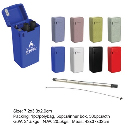 Foldable Straw in Case 1263