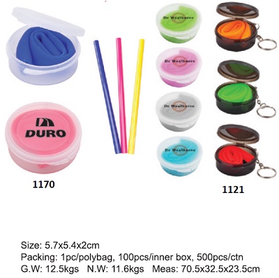 Foldable Straw in Case 1170 1121