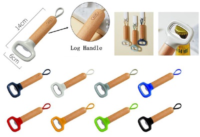 Bottle Opener with Wooden Handle
